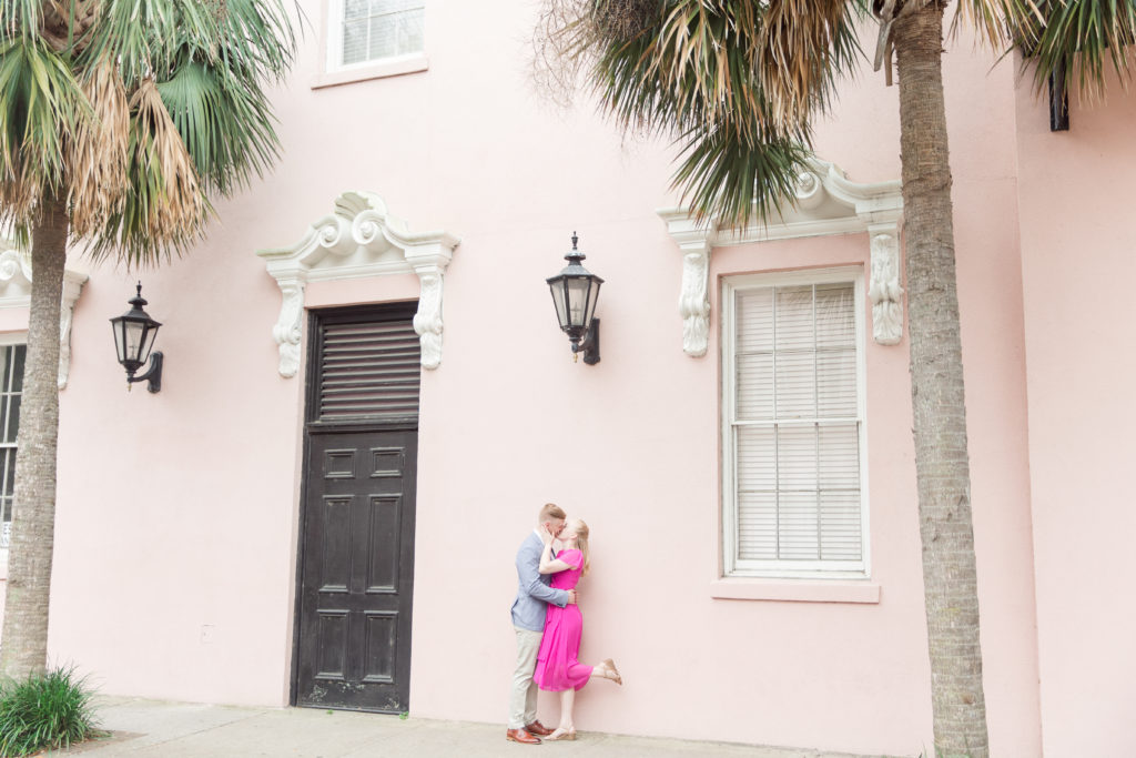 Kaitlin Mendoza Photographer- a Charleston Engagement Photographer- captured Lauren and Aaron’s engagement session in downtown Charleston.