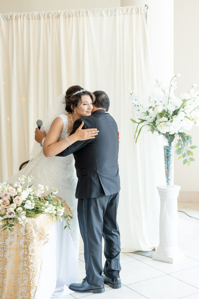 Kaitlin Mendoza Photography photographed Mira and Patrick’s elegant Indianapolis church wedding
