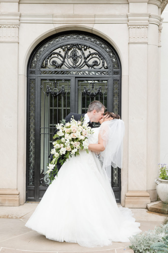 Kaitlin Mendoza Photography photographed Mira and Patrick’s elegant Indianapolis church wedding
