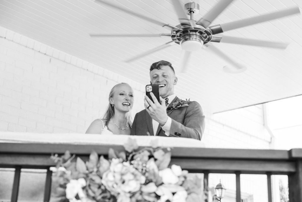 Kaitlin Mendoza Photography photographed Lauren and Aaron’s Backyard Wedding in Carmel, Indiana