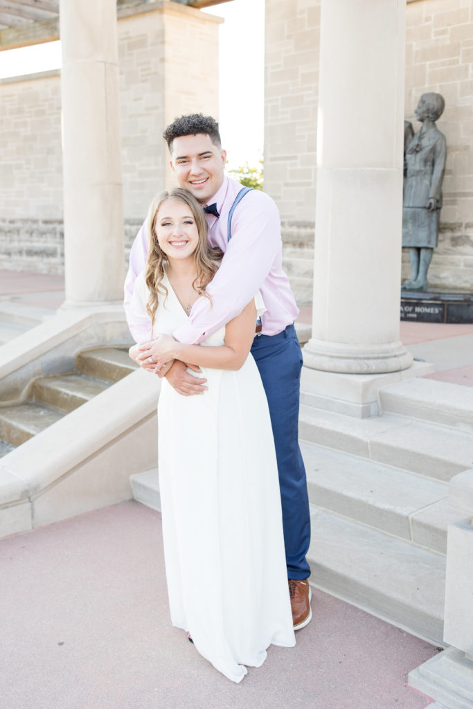 Coxhall Gardens engagement photos in Carmel, Indiana by Kaitlin Mendoza Photography