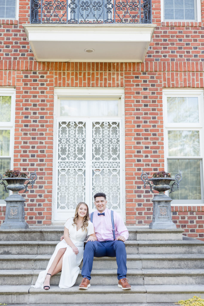 Coxhall Gardens engagement photos in Carmel, Indiana by Kaitlin Mendoza Photography
