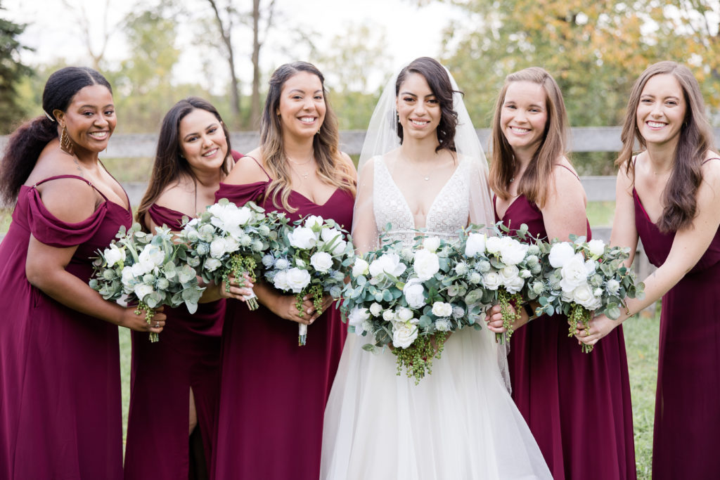 wedding at Hawks Point Acres in Anderson, Indiana by Carmel wedding photographer Kaitlin Mendoza Photography 