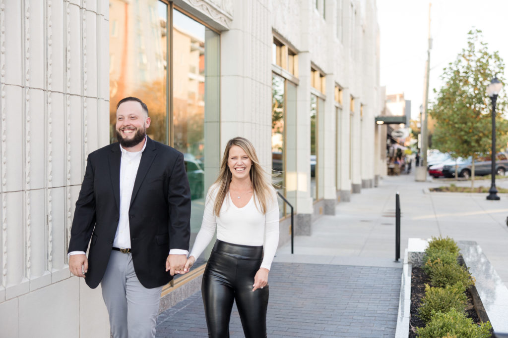 Kaitlin Mendoza Photography captured the engagement photos at The Bottleworks District for Sarah and Max 