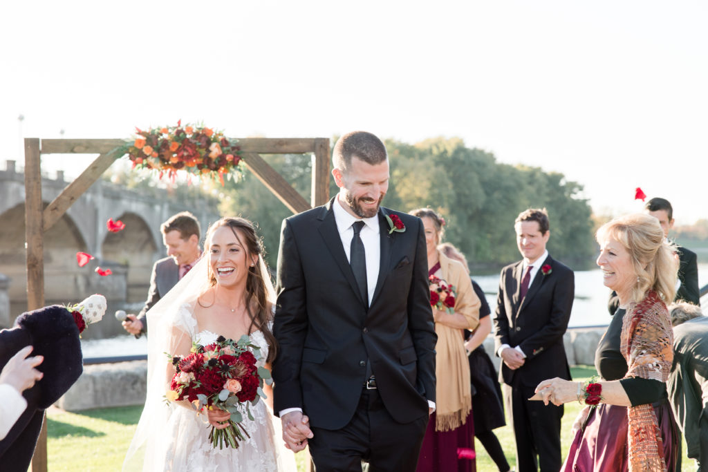 Wedding at Guggman Haus Brewing in Indianapolis and White River State Park photographed Kaitlin Mendoza Photography, a Carmel wedding photographer