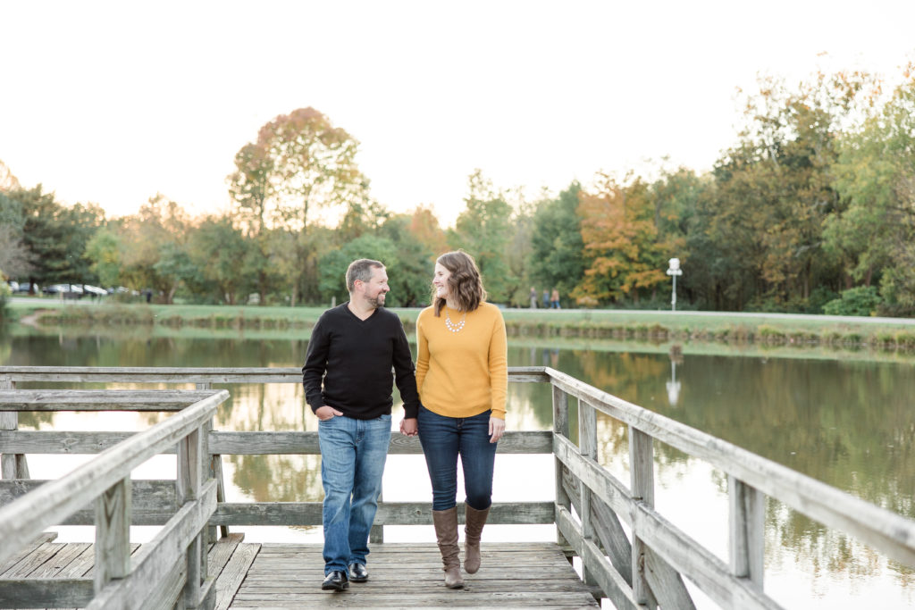 Fort Harrison State Park is one of the best engagement photo locations in Indianapolis