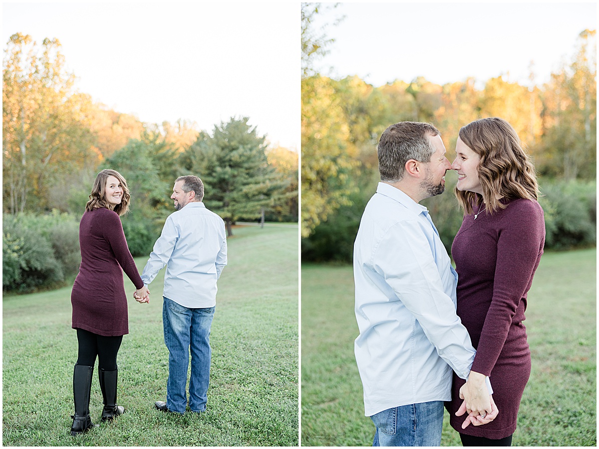 Kaitlin Mendoza Photography photographed a Fort Harrison State Park engagement session in Indianapolis