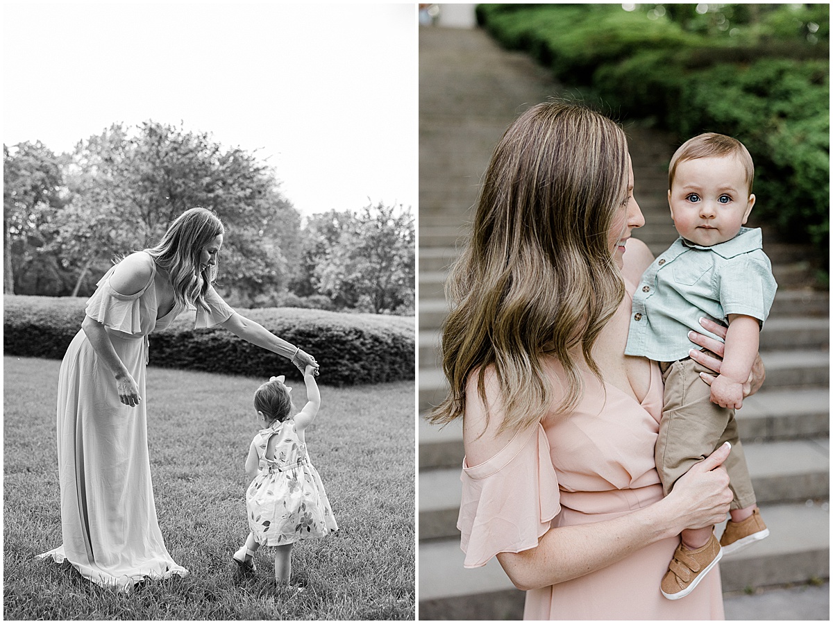 A Holcomb Gardens family session in Indianapolis