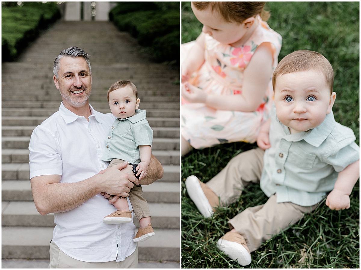 A Holcomb Gardens family session in Indianapolis