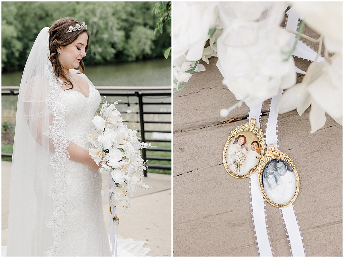 The Montage Indianapolis wedding captured by Kaitlin Mendoza Photography. The wedding day included heirlooms, stars, and a ballroom dancing!