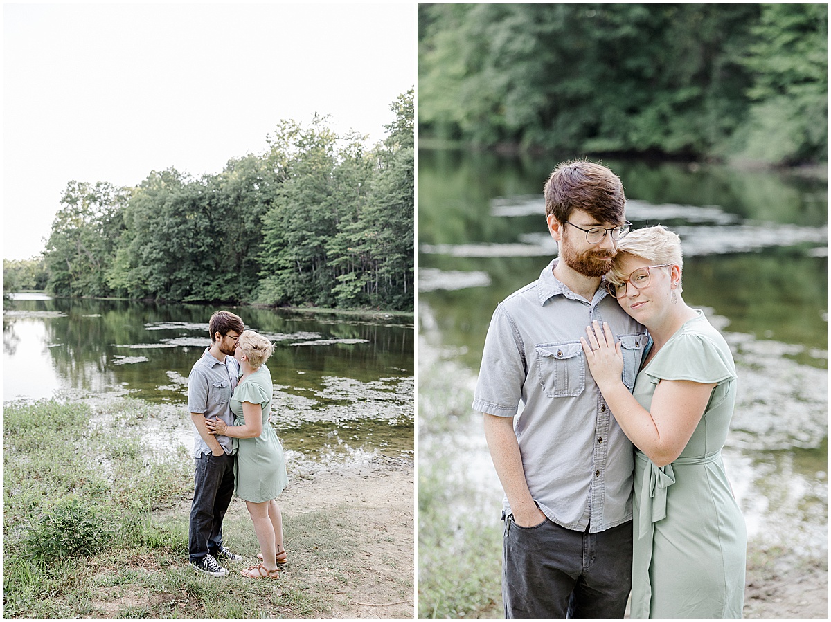 Caitlin and Brandon’s Eagle Creek Park engagement session in Indianapolis, Indiana