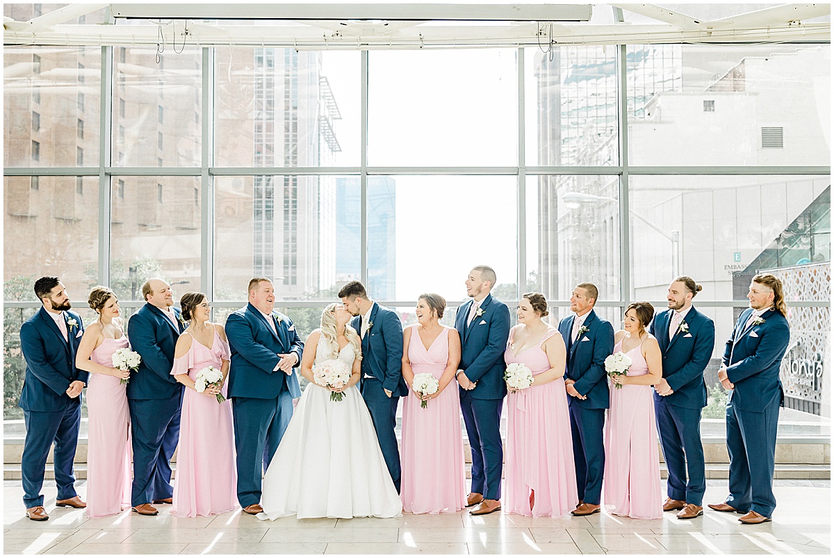​​Indianapolis Artsgarden wedding captured by Kaitlin Mendoza Photography.