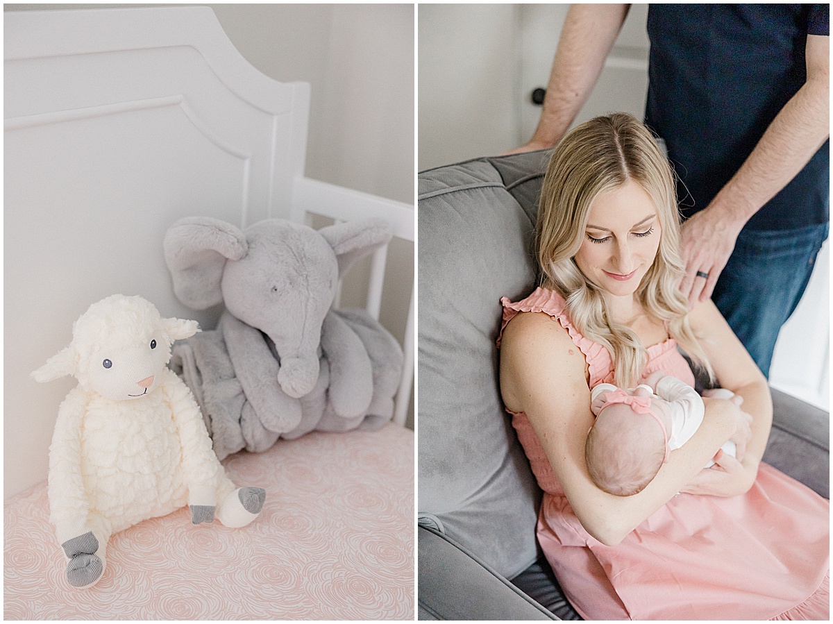 Baby Brooklyn’s newborn session with Indianapolis Newborn Photographer, Kaitlin Mendoza Photography.