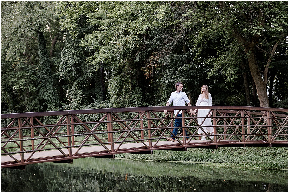 Fall Holcomb Gardens engagement session in Indianapolis, Indiana.