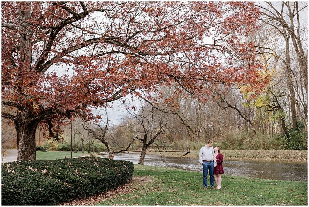 Engagement Photos at Holcomb Gardens in Indianapolis, Indiana