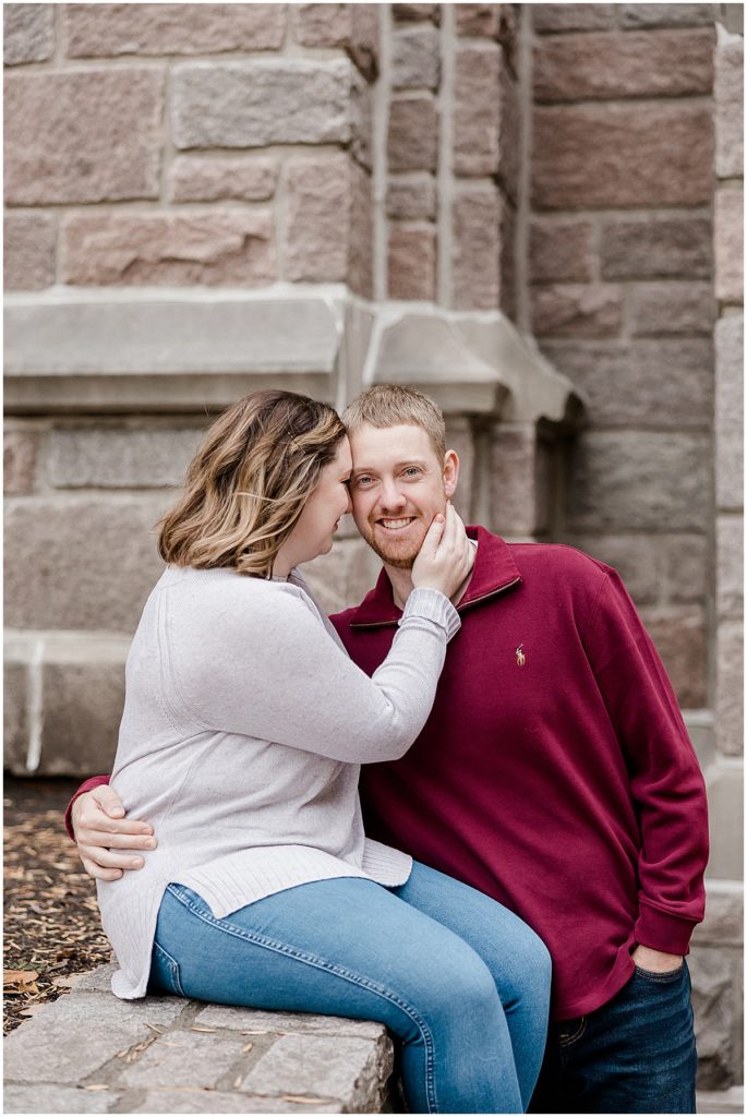 Engagement Photos at Holcomb Gardens in Indianapolis, Indiana