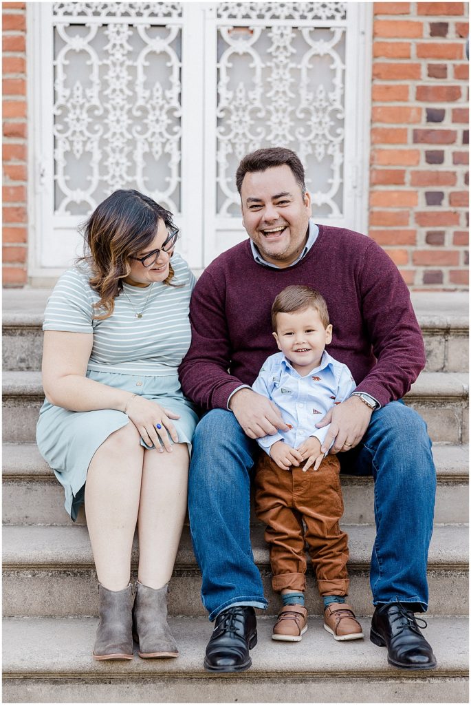 Family photography in Carmel, Indiana with The Guirados Family