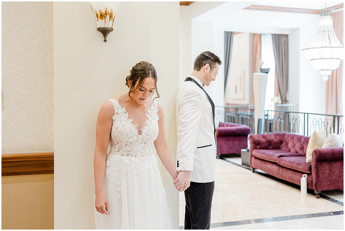 ​​​​Indianapolis Artsgarden and Conrad Hotel Wedding captured by Kaitlin Mendoza Photography.