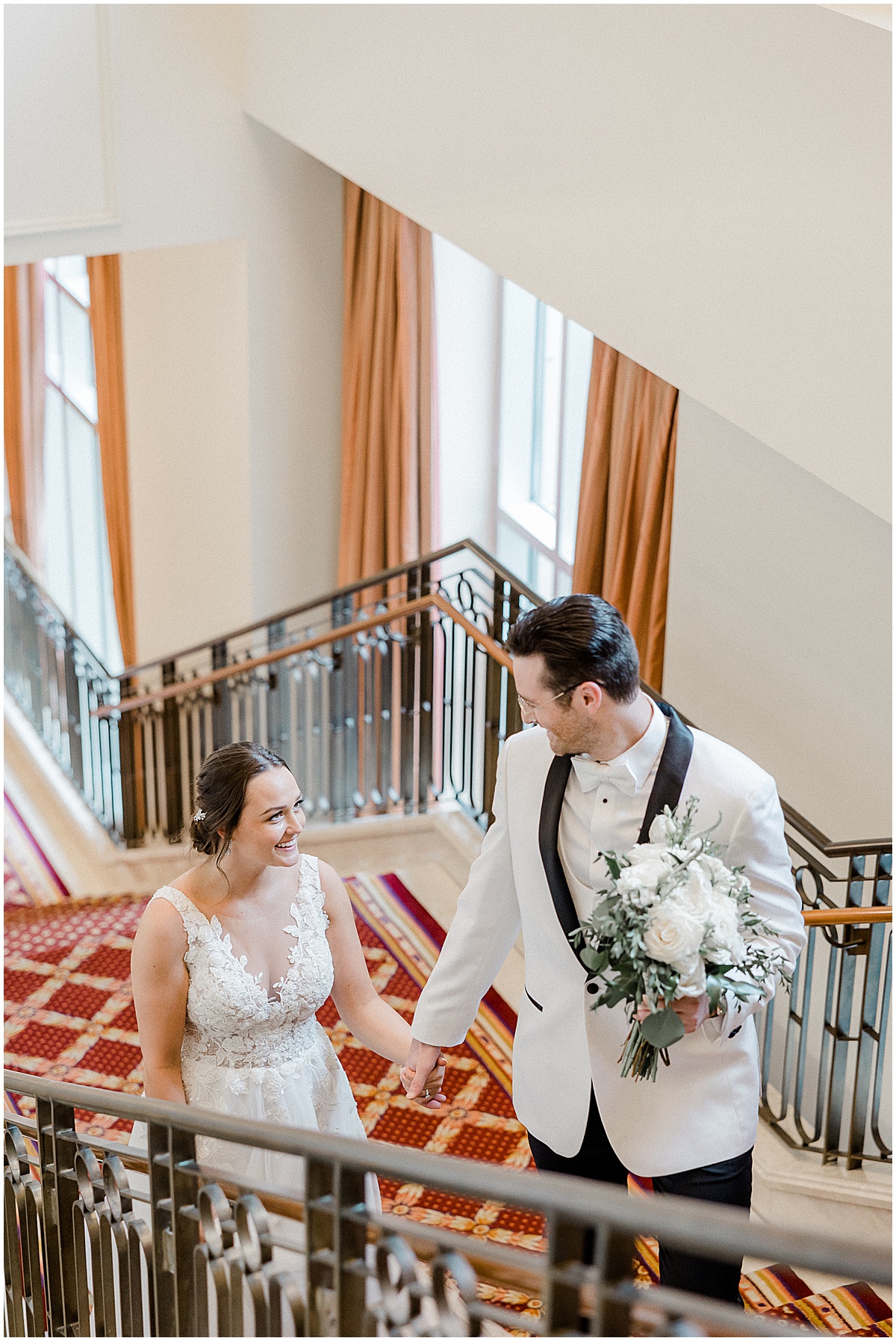 ​​​​Indianapolis Artsgarden and Conrad Hotel Wedding captured by Kaitlin Mendoza Photography.