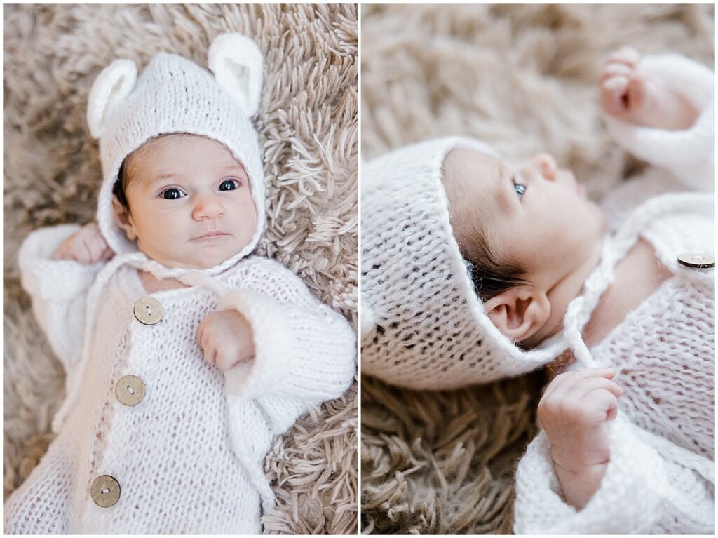Baby Charlotte’s lifestyle newborn session with one of the best Indianapolis Newborn Photographers, Kaitlin Mendoza Photography.