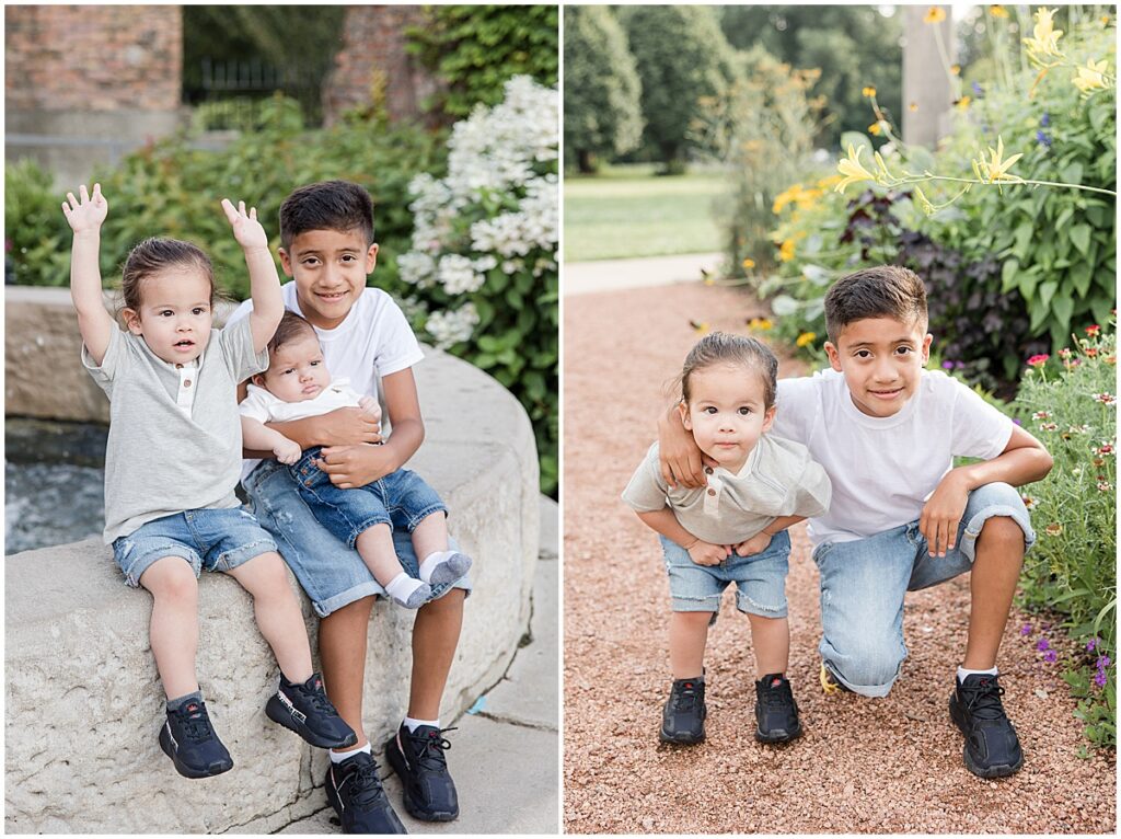 Kaitlin Mendoza photographed Holliday Park Family Photos in Indianapolis, Indiana