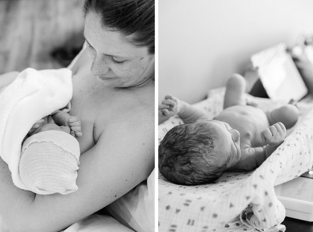 Kaitlin Mendoza Photography explaining to moms what to have at home after giving birth