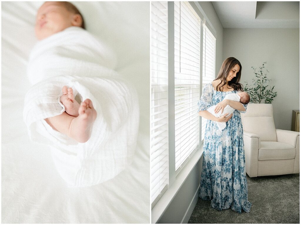 The Emperor’s just moved to the Indianapolis area as we captured their newborn session as a family of five.