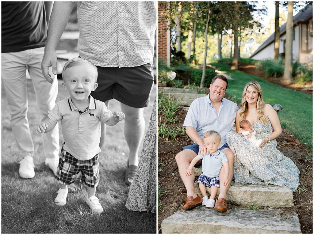 Kaitlin Mendoza Photography, a Fishers family photographer captured photos for The Wagner family at their home.