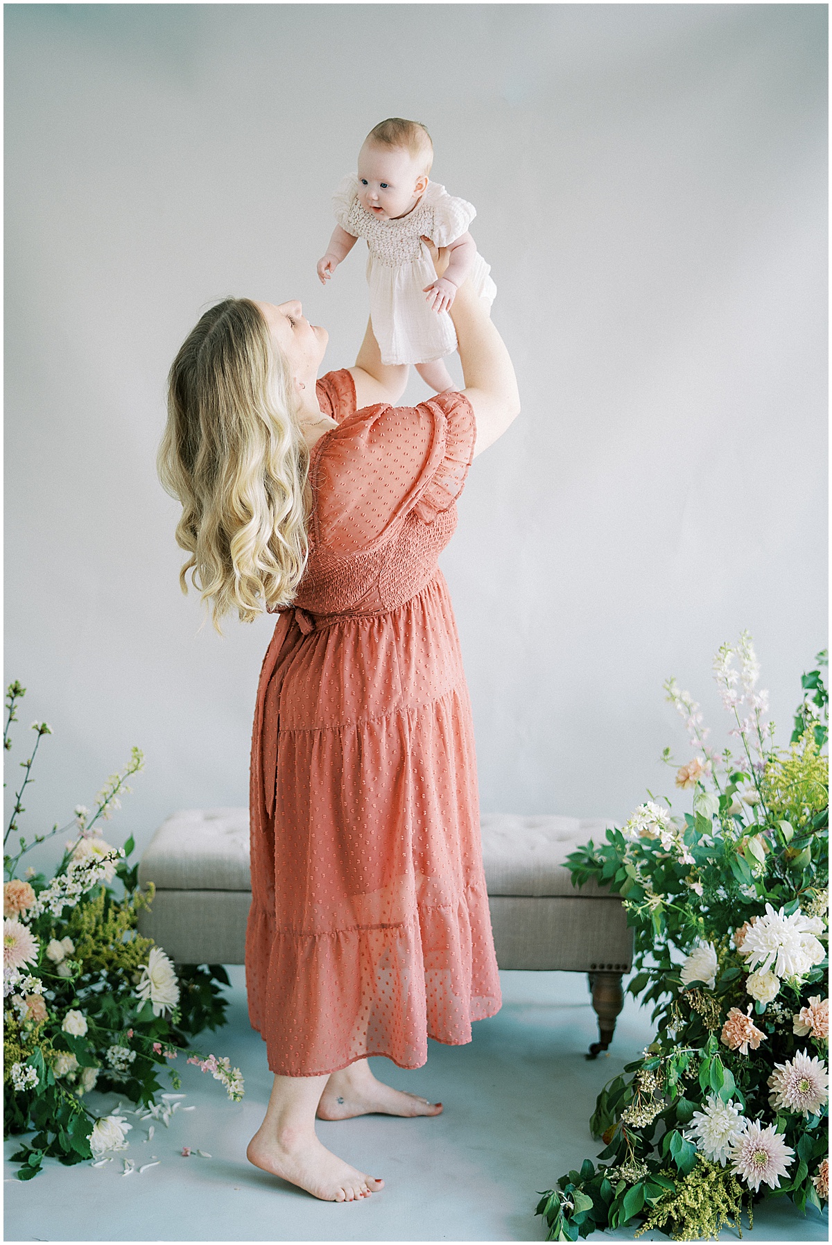 Kaitlin Mendoza Photography captures Motherhood studio photography sessions in Indianapolis, Indiana