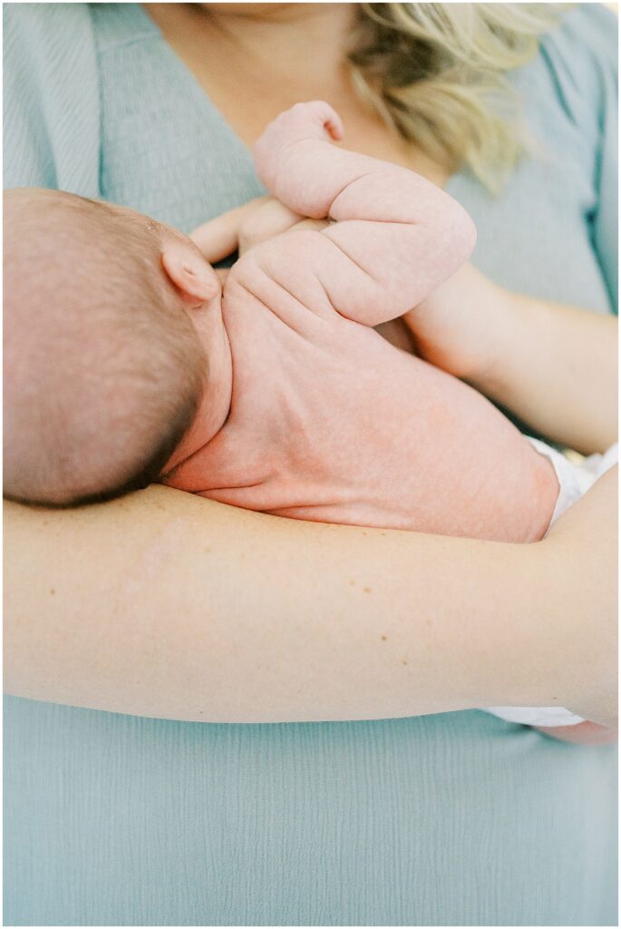 Kaitlin Mendoza Photography, a Westfield, Indiana Newborn Photographer, photographed Baby Max’s in home newborn photos.