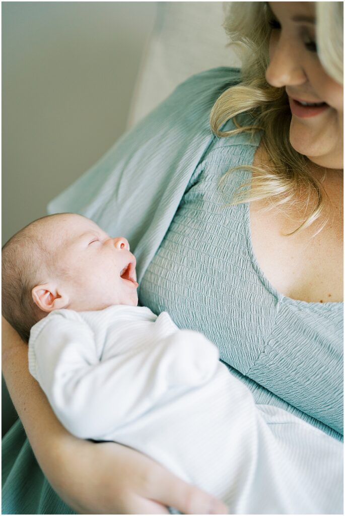 Kaitlin Mendoza Photography, a Westfield, Indiana Newborn Photographer, photographed Baby Max’s in home newborn photos.