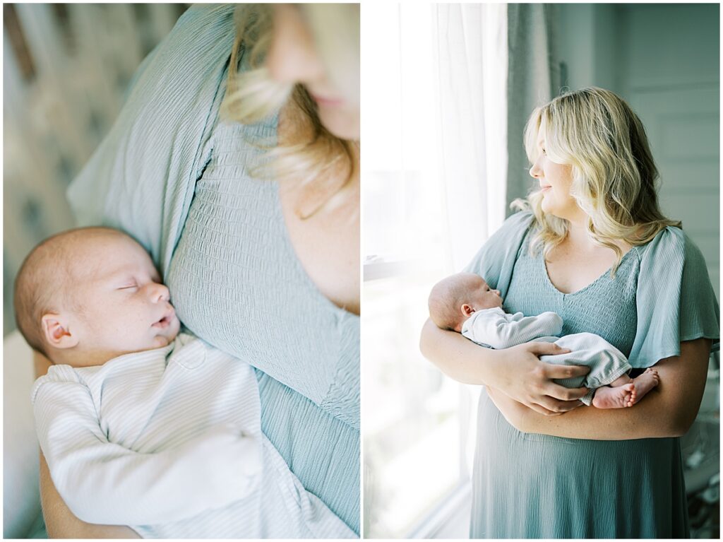 Kaitlin Mendoza Photography, a Westfield, Indiana Newborn Photographer, photographed Baby Max’s in home newborn photos.