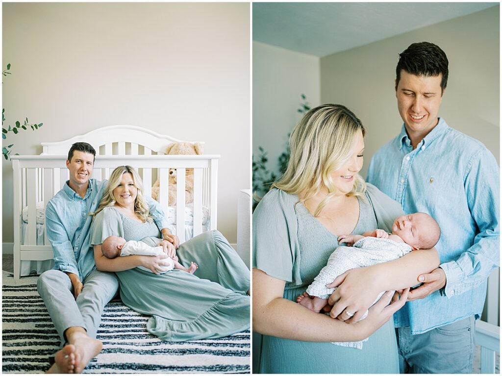 Kaitlin Mendoza Photography, a Westfield, Indiana Newborn Photographer, photographed Baby Max’s in home newborn photos.