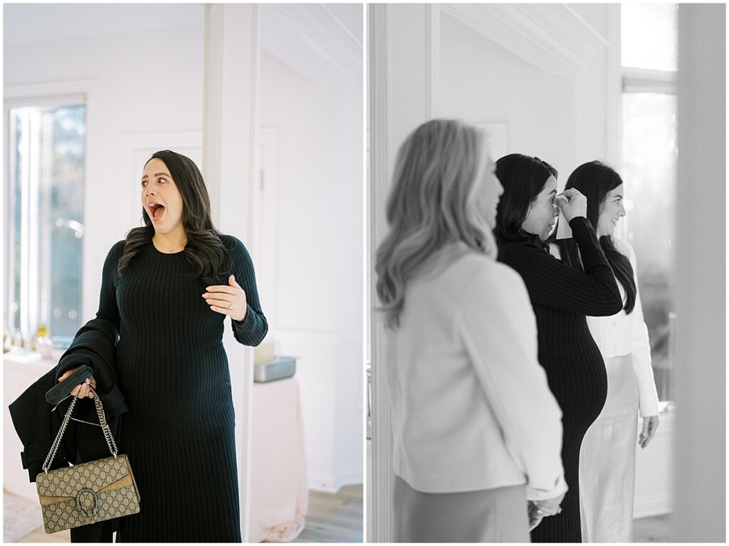 Kaitlin Mendoza is a baby shower Indianapolis event photographer that captured a Bonjour Bebe themed baby shower.