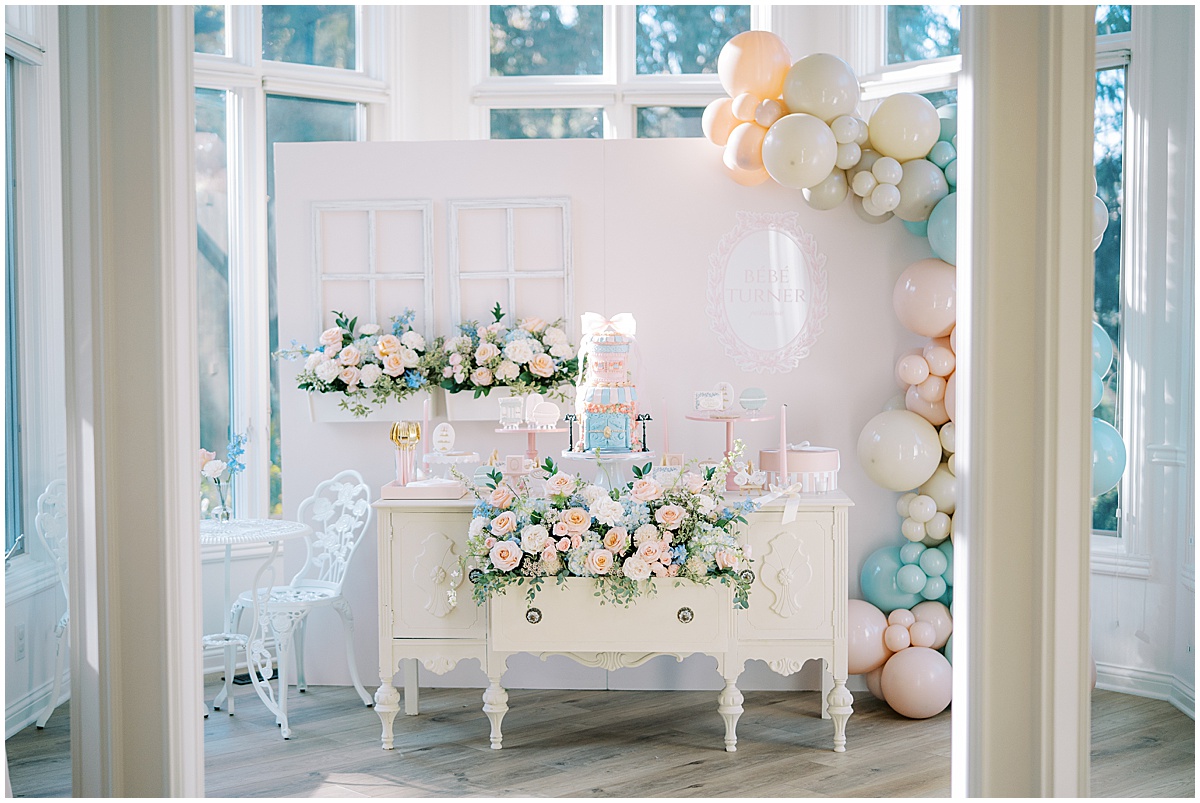 Kaitlin Mendoza is a baby shower Indianapolis event photographer that captured a Bonjour Bebe themed baby shower.