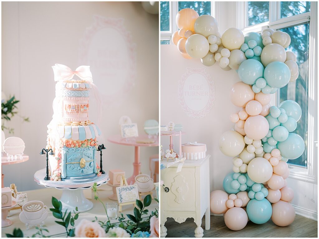 Kaitlin Mendoza is a baby shower Indianapolis event photographer that captured a Bonjour Bebe themed baby shower.