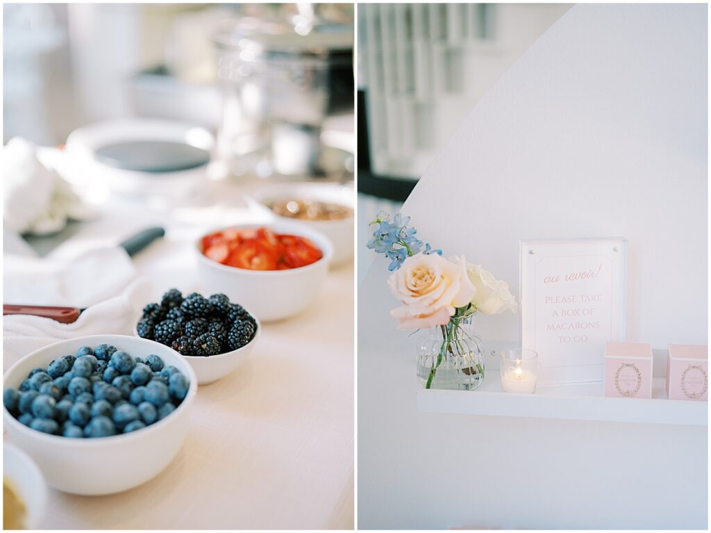 Kaitlin Mendoza is a baby shower Indianapolis event photographer that captured a Bonjour Bebe themed baby shower.