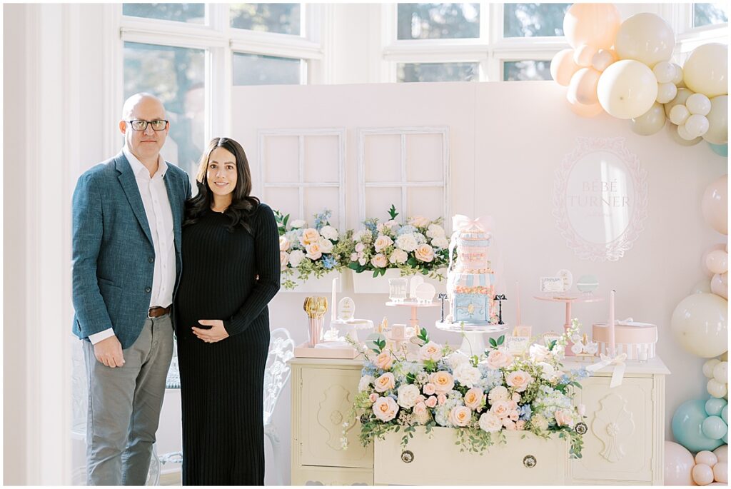 Kaitlin Mendoza is a baby shower Indianapolis event photographer that captured a Bonjour Bebe themed baby shower.
