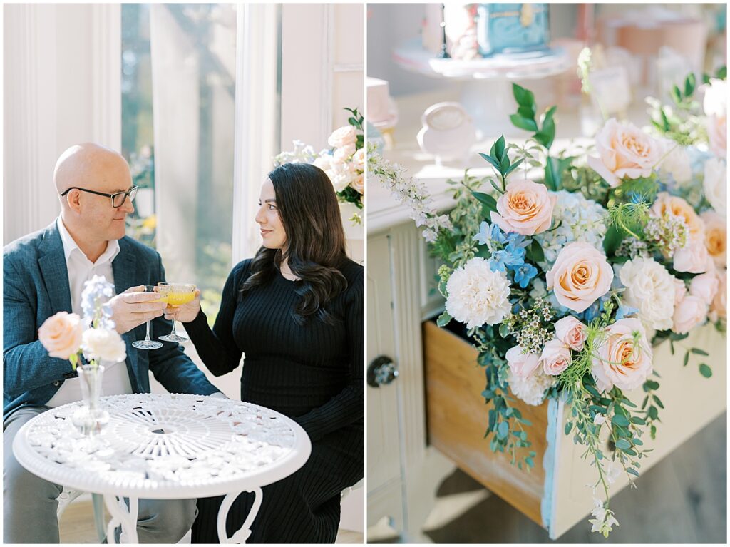 Kaitlin Mendoza is a baby shower Indianapolis event photographer that captured a Bonjour Bebe themed baby shower.