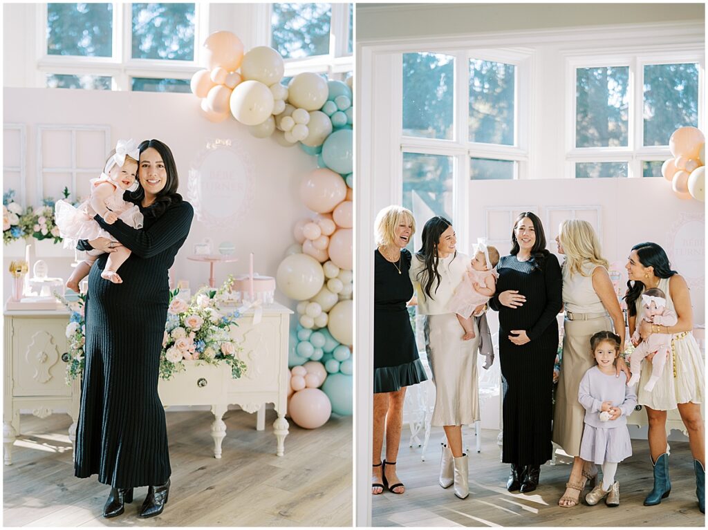 Kaitlin Mendoza is a baby shower Indianapolis event photographer that captured a Bonjour Bebe themed baby shower.