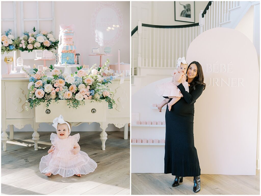 Kaitlin Mendoza is a baby shower Indianapolis event photographer that captured a Bonjour Bebe themed baby shower.