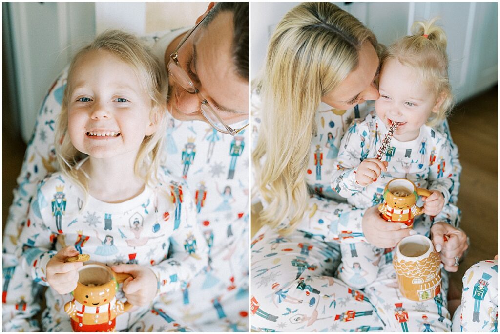 Kaitlin Mendoza is an in-home Indianapolis family photographer that captured holiday magic and moments with The Smith family.