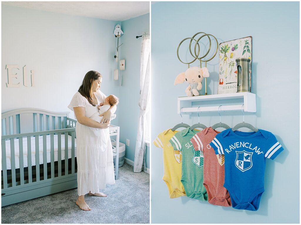 Kaitlin Mendoza is an in-home Indianapolis newborn photographer who took photos of Eli and this adorable family of four.