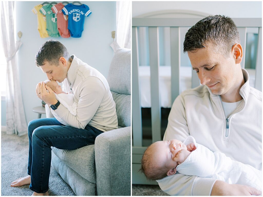 Kaitlin Mendoza is an in-home Indianapolis newborn photographer who took photos of Eli and this adorable family of four.