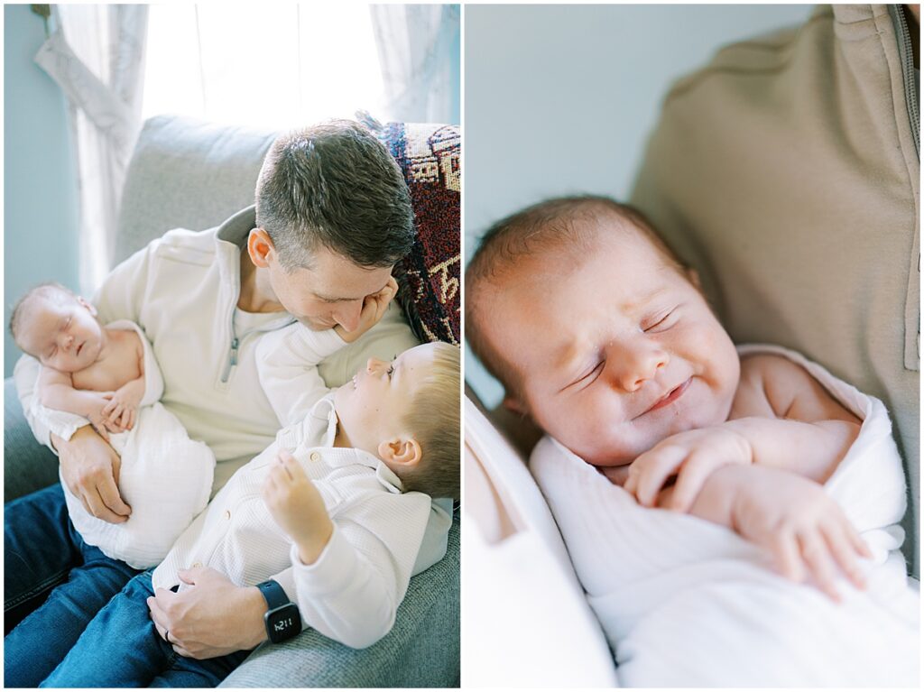 Kaitlin Mendoza is an in-home Indianapolis newborn photographer who took photos of Eli and this adorable family of four.