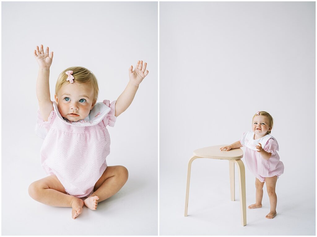 Kaitlin Mendoza is an Indianapolis milestone photographer that captured Olivia’s one year milestone photos.