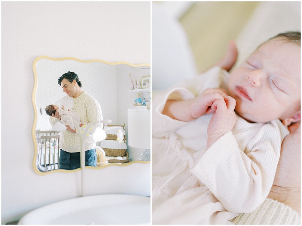 Kaitlin Mendoza captured newborn photography in Indianapolis for these first time parents and their sweet baby Tia.