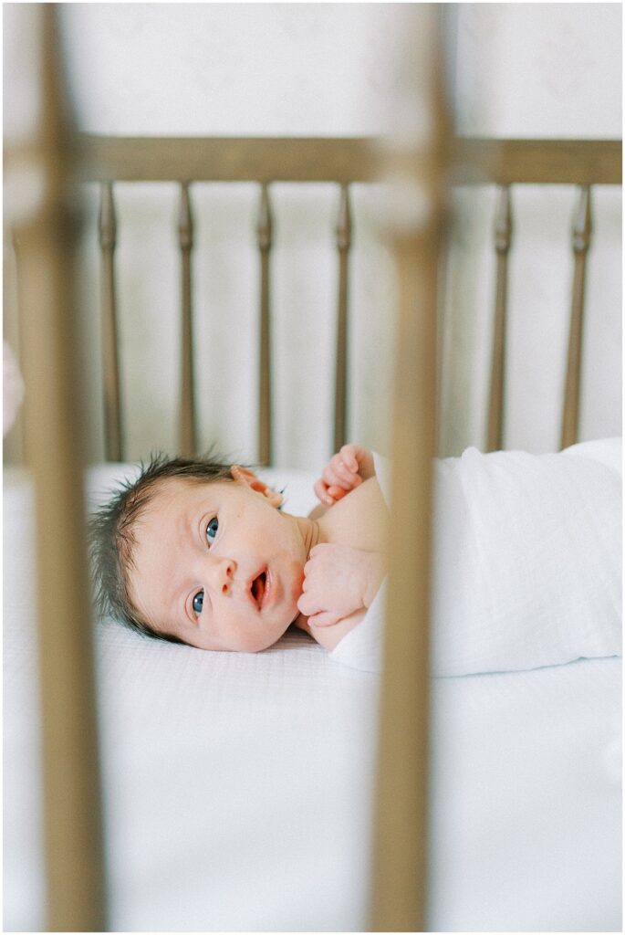 Kaitlin Mendoza captured newborn photography in Indianapolis for these first time parents and their sweet baby Tia.