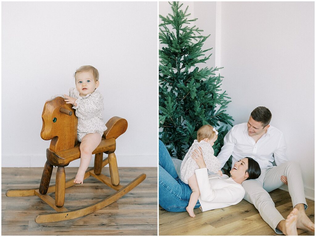 Kaitlin Mendoza was the studio Indianapolis milestone photographer for Bridget’s one year photo session.