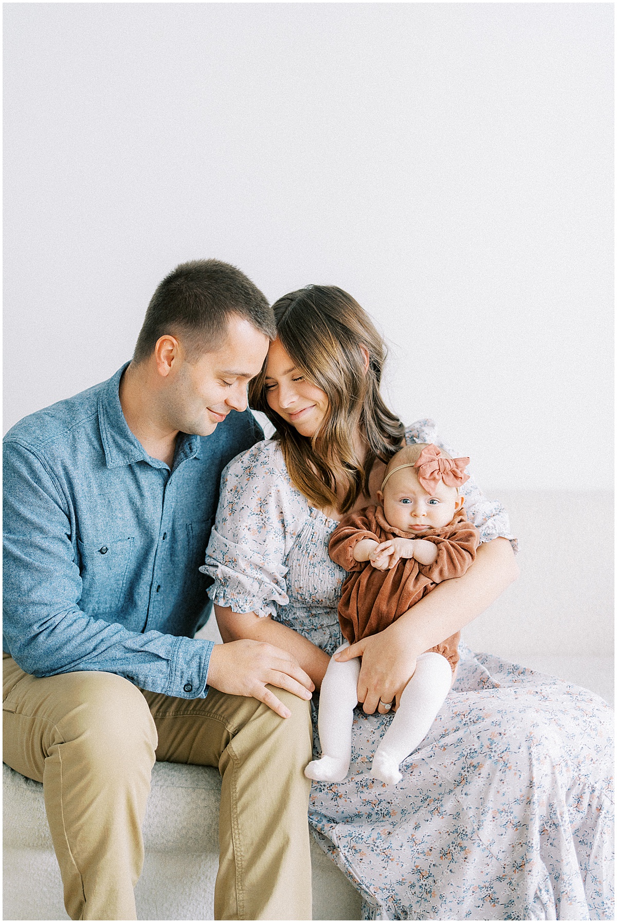 Kaitlin Mendoza is an in-home and studio newborn photographer in Indianapolis that took photos for this sweet family of three.